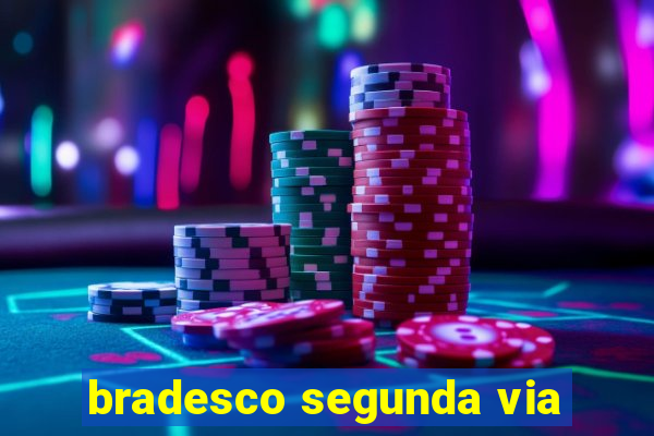 bradesco segunda via